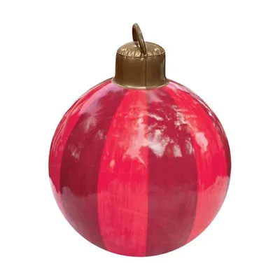 Obrázok produktu pre Nafukovacia vianočná guľa z PVC, personalizovaná dekorácia, 60 cm, party gule
