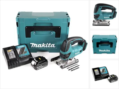 Produktbild von Makita DJV 180 RT1J Akku Stichsäge 18V + 1x Akku 5,0Ah + Ladegerät + Makpac