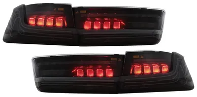 Produktbild von Voll LED Rückleuchten für BMW 3er G20 Limousine 2018-2022 Schwarz Laser-Look Dynamisch.