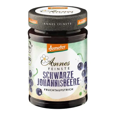 Produktbild von Fruchtaufstrich - schwarze Johannisbeere DEMETER 200g