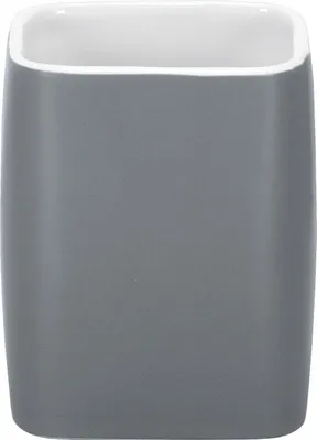 Produktbild von Kleine Wolke Zahnputzbecher CUBIC Anthrazit