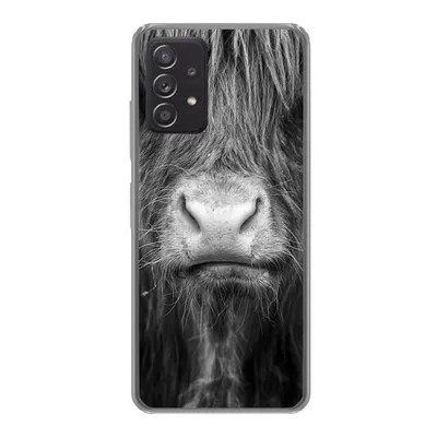Produktbild von MuchoWow® Handyhülle Schutzhülle Hülle für Samsung Galaxy A53 5G Schottischer Highlander - Haare - Tiere Silikon Softcase Handy Hülle - Schutzabdeckung
