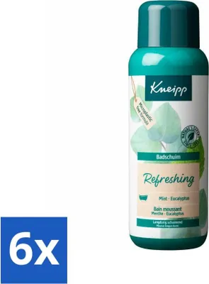 Produktbild von Kneipp - Badeschaum - Minze-Eukalyptus - Erfrischend - 400 ml - Vorteilspack - 6 Stücke