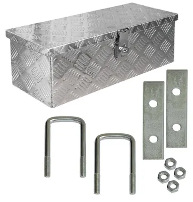 Immagine prodotto di Cassa Box Cassapanca Alluminio degli Attrezzi Utensile Transportino D025 materiale di montaggio trucky