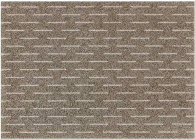 Produktbild von Schöner Wohnen Sauberlaufmatte - Gestreift Streifen - 100% Polyamid Premium Fußmatte Türmatte - 50x70 cm Grau
