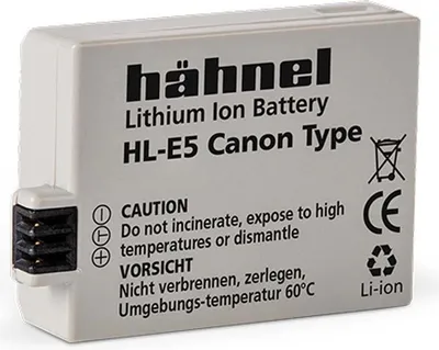 Immagine prodotto di Hähnel Hahnel HL-E5 agli ioni di litio (Li-Ion) 1000 mAh
