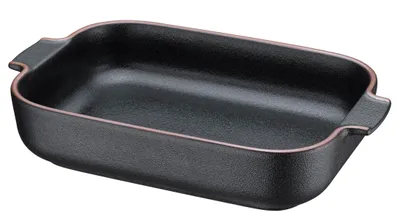 Produktbild von Zassenhaus Worker Auflauf- und Servierform, 24 x 17 x 6 cm, 1,5 l, Keramik, Schwarz