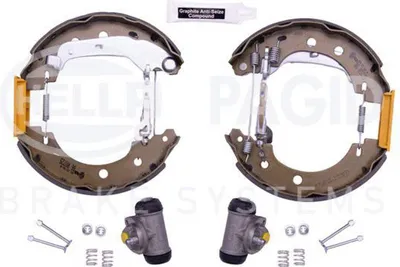 Produktbild von HELLA Bremsensatz Trommelbremse Hinten für RENAULT KANGOO (KC0/1) 8DB 355 004-401