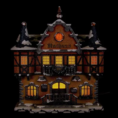 Produktbild von Winterhaus Rathaus (21cm) von Hubrig Volkskunst