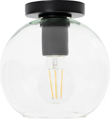 Produktbild von tooLight Deckenlampe App1174-1W Schwarz Glaskugel E27 1-Punkt-Licht