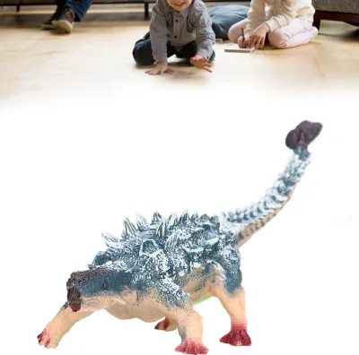 Image de Modèle de dinosaure Saichania, simulation statique, modèles d'animaux, jouets, cadeaux, effets sonores, ornements en plastique