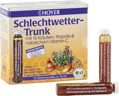 Produktbild von Hoyer Schlechtwetter Trunk Trinkampullen 10X10 ml