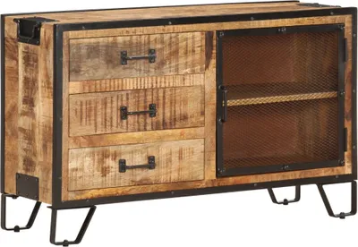 Produktbild von Sideboard 100×31×60 cm Raues Mango-Massivholz