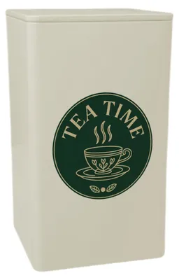 Produktbild von Tea Time Dose 900ml mit Teetasse für Tee-Liebhaber