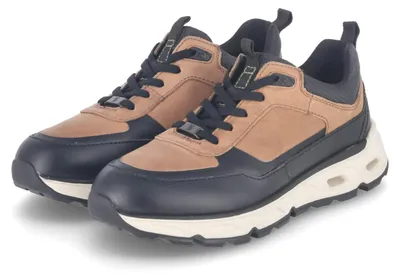 Image de Baskets basses pour homme Salamander, couleur marron, en cuir, taille 42