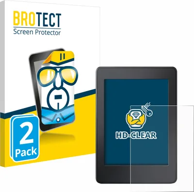 Produktbild von 2x Für Amazon Kindle Paperwhite 2015 (7. Gen.) Schutzfolie BROTECT Displayschutz Display Schutz Folie Klar Transparent