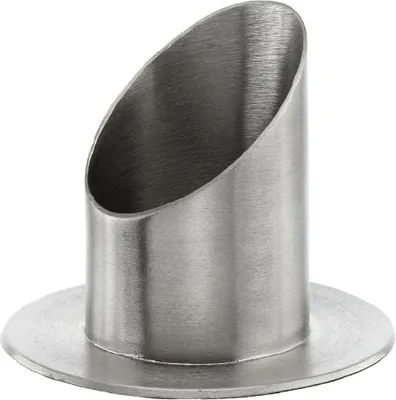 Produktbild von Langkerzen Kerzenleuchter Messing vernickelt Silber Matt für Ø 100 mm Altarkerzen, Anlasskerzen