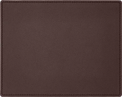 Produktbild von Mauspad Echtes Leder Dunkel Braun cm 25x20 - Mousepad Eckige Ecken - Handwerkliche Nähte - Hergestellt in Italien