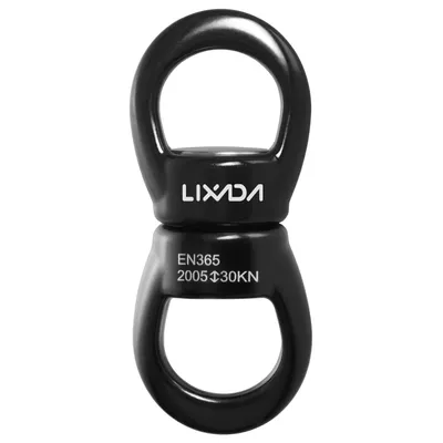 Obrázok produktu pre Lixada Swing Swivel 30kN Najbezpečnejšie Swing Spinner Karabína Swivel Horolezecké lano Swivel pre Web Tree Swing Nastavenie hojdačka