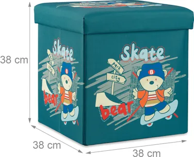 Immagine prodotto di Sgabello per bambini con contenitore RD21236, orso