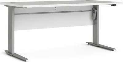 Obrázok produktu pre Elektricky výškovo nastaviteľný stôl Prima 150 x 80 cm biely, motorizovaný stôl
