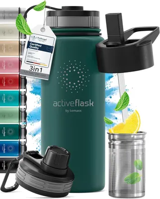 Produktbild von Thermosflasche 530 ml, Edelstahl, ausfallsicher, doppelwandig, für Sport