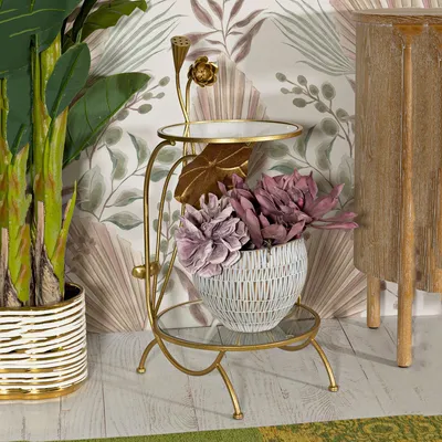 Produktbild von Danesami - Couchtisch, 40x40x78h cm gold, Rund