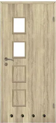 Immagine prodotto di Anta della porta interna del bagno destra 70 cm Rovere bianco