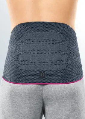 Produktbild von Lumbamed basic Lumbalorthese,Herrenversion silber,Gr.III,