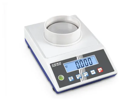 Produktbild von KERN & SOHN IoT-Line Kompakt-Laborwaage, 0,36 kg, Weiß, 850 g