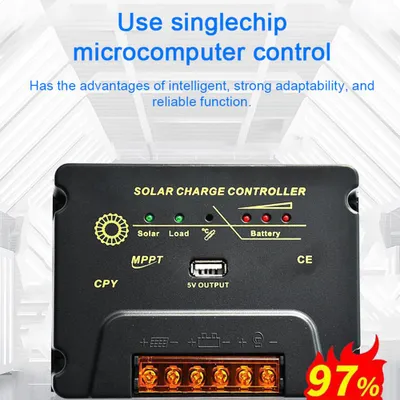 Produktbild von 20A Solarregler Panel Batterieregler 12Volt/24Volt Automatische Identifikation Ladegerät