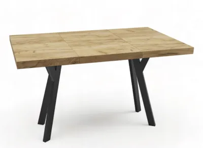 Obrázek produktu pro Černý čtvercový stůl CRAFT 100x100 s možností rozšíření na 2 m