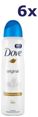 Produktbild von 6x Dove Deospray – Original 150 ml