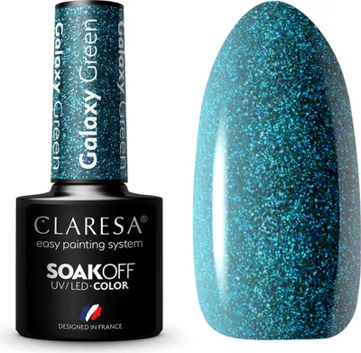 Produktbild von Claresa Galaxy Green Hybrid-Nagellack, 5 g