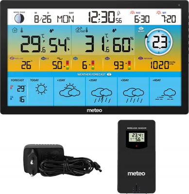 Obrázok produktu pre Meteo SP500 Wi-Fi meteorologická stanica Budík Dátum Predpoveď počasia