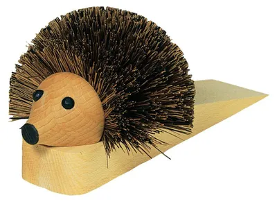 Igel Türstopper aus Buchenholz, ca. 26,5 cm
