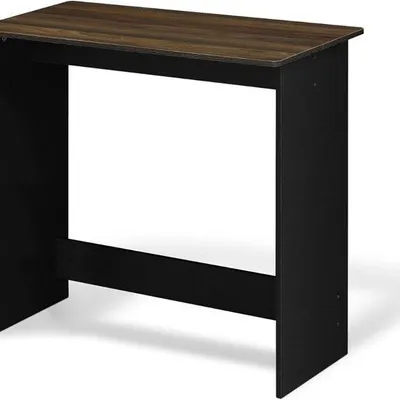 Image de Table mobile pour ordinateur portable, table de travail, noir