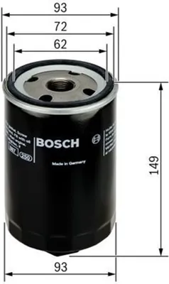 Produktbild von Bosch Ölfilter  F 026 407 004