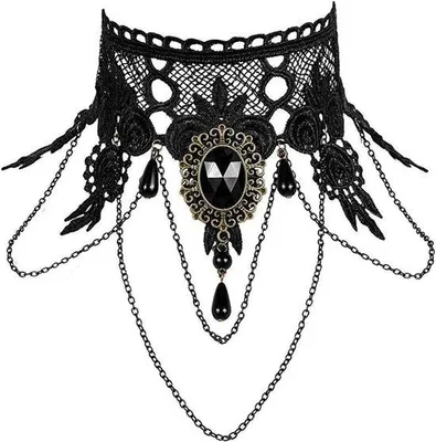 Imagen del producto de Collar tipo gorguera gótica – Moda – Tendencia – Gótico – Para mujer