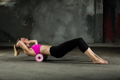 Productafbeelding van Famanu foamroller met vibratiemassage - 30 cm, zwart