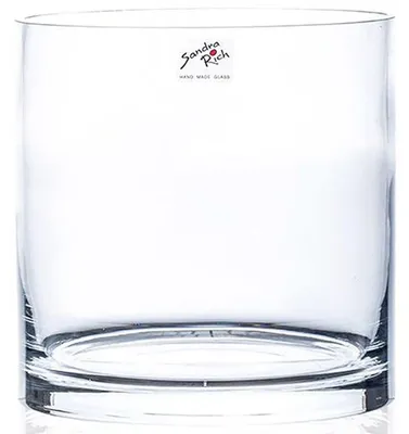Glasvase transparent 20 x 10 x 10 cm
