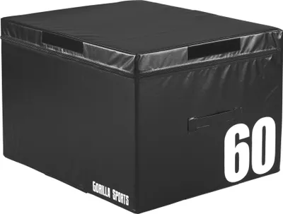 Produktbild von GORILLA SPORTS® Plyo Box - 60 cm, Soft mit Füllung aus Schaumstoff - Jump Box, Sprungbox, Sprungkasten, Plyometrisches Training, Sprungkrafttraining, Crossfit