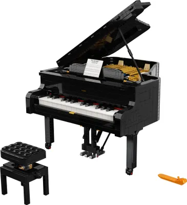 Produktbild von LEGO Ideas Konzertflügel, Bauset für Erwachsene, Ausstellungsstück mit Motor und funktionierenden Tasten, Geschenk für Liebhaber von Musik und Instrumenten, Sammlerstück 21323