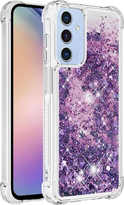 Produktbild von Samsung Galaxy A15 Hülle - Coverup Liquid Glitzer Back Cover - Violett