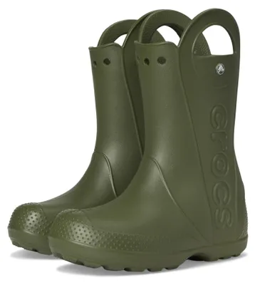 Produktbild von Crocs Uni Kinder Handle It Rain Boot K Stiefel, Army Green, 33/34 EU