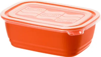 Obrázek produktu pro Rotho Eco, Krabice, Obdélníkový, 1 l, Červená, Polypropylen (PP), 180 °C