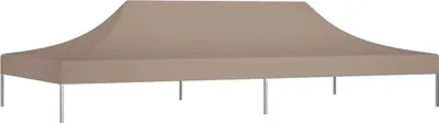 Obrázok produktu pre vidaXL Strecha párty stanu 6x3 m Taupe 270 g/m²