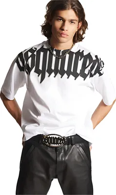 Obrázek produktu pro Dsquared2 Gothic Cool Fit tričko bílé pánské