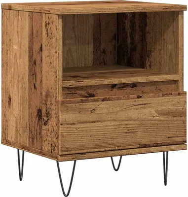 Produktbild von Nachttisch Altholz-Optik 40x35x50 cm Holzwerkstoff