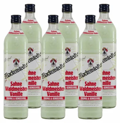 Produktbild von Mackenstedter Waldmeister-Vanille Sahnelikör (6 x 0,7L)